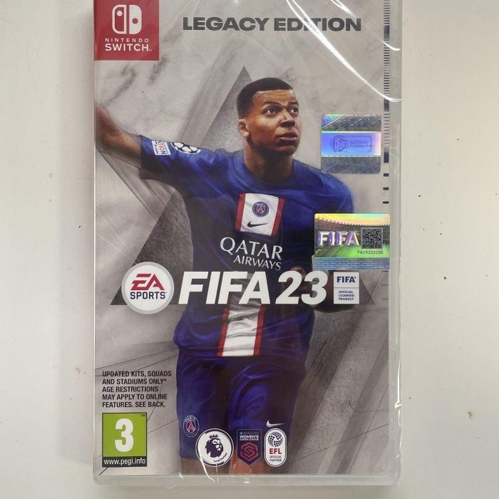 全新未拆封 Switch游戲 EA FIFA2023 FIF