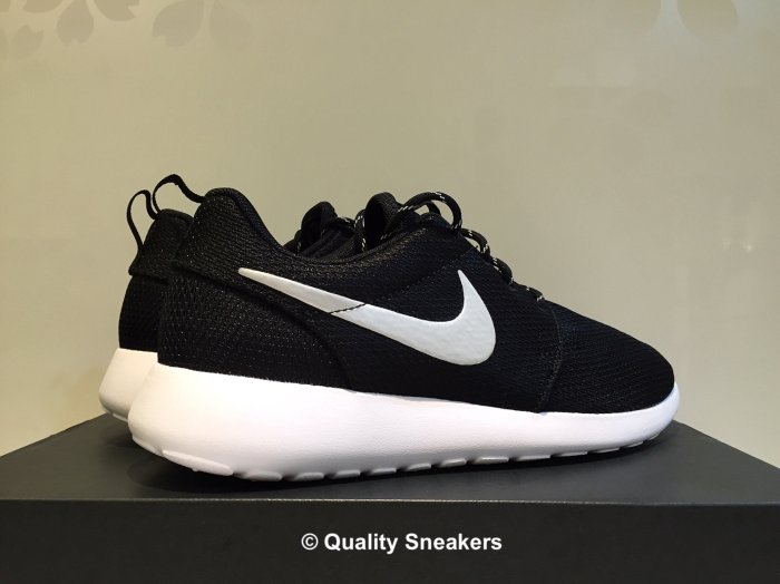 現貨 - Nike Roshe One Roshe Run 黑白 銀勾 網布 女段 511882 094