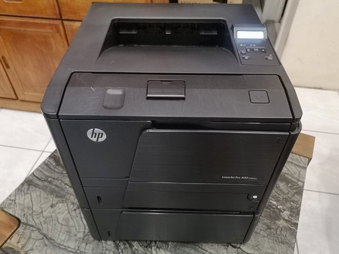 二手HP Laserjet PRO400 M401dne 雷射印表機擴充了加大紙夾有雙面列印