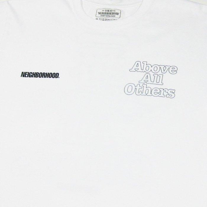 NBHD Neighborhood Above T Shirt 一番 短T 白