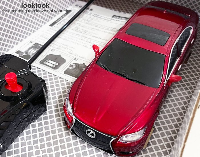 【全新日本景品】 RC LEXUS LFA 電動遙控車 模型車玩具【微瑕疵 紅色】