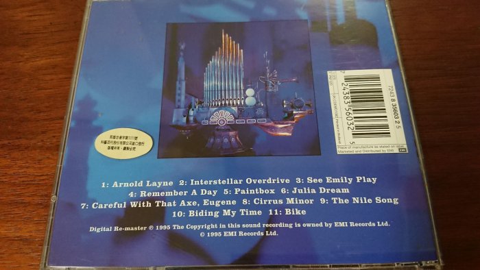 PINK FLOYD RELICS 經典西洋搖滾發燒專輯絕版品1995年版