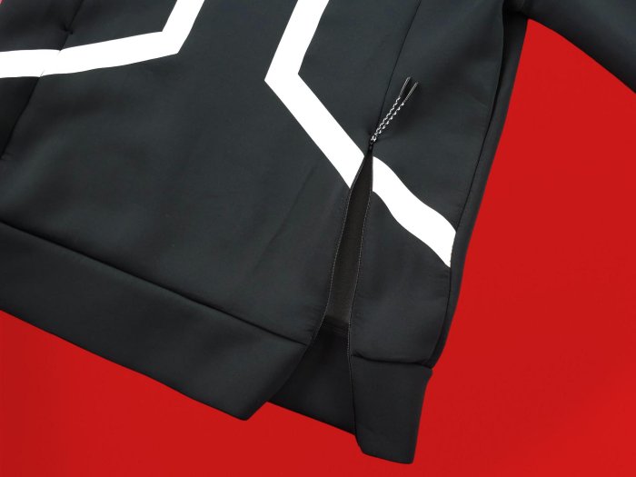 ASICS 太空棉材質 反光logo 內裡鋪棉 黑色 長袖T恤/ 大學T/衛衣 (XL) #4091 (一元起標 無底價)