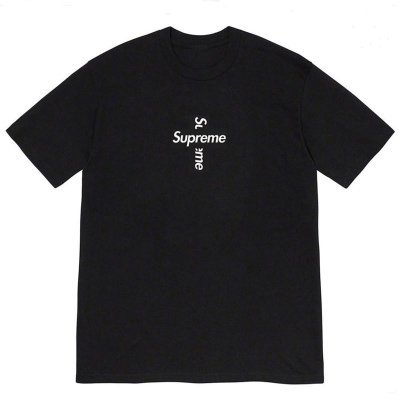 美國正品supreme潮牌20SS Box Logo cross Tee十字架重叠印花男女短袖T