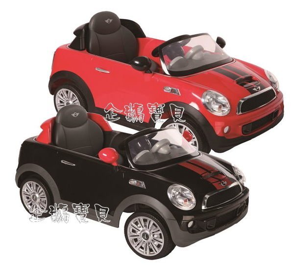 @企鵝寶貝@運動版新款 Mini Coopers COUPE 兒童電動車~經典遙控電動車