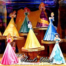 Ariel's Wish-日本東京迪士尼Disney公主澎澎裙立體站立式便條紙摺紙便條memo七款可供選擇-小美人魚現貨