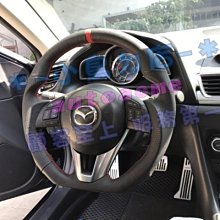 【小鳥的店】馬自達 2015 CX3 CX-3 CX5 CX-5 紅環 變形蟲 方向盤 賽車級SGS 牛皮 mazda