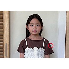 S~XL ♥上衣(棕色) URRR-2 24夏季 URR240502-084『韓爸有衣正韓國童裝』~預購