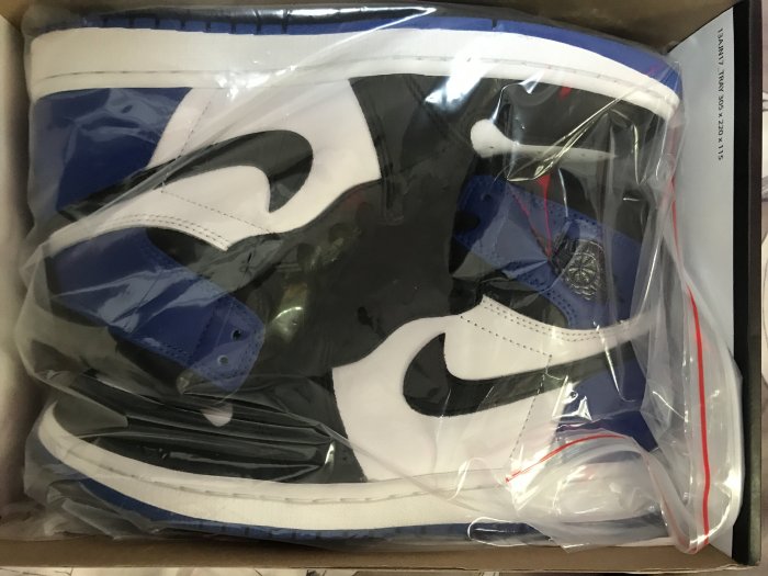 全新正品  NIKE AIR JORDAN 1 X FRAGMENT OG AJ1 藤原浩 閃電 聯名 黑 藍 非 黑頭