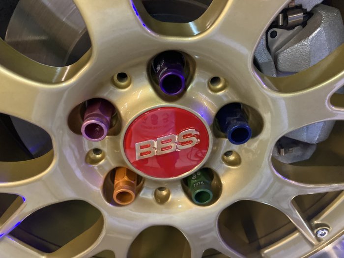 CROSS 18吋金色BBS鋁圈 CRV 5X114.3 大內凹 235/50/18 米其林新胎 PS5 RAV4 雅歌