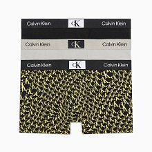 【CK男生館】【CK96 COTTON STRETCH四角內褲】【CKU001S9】(S-M-L)三件組