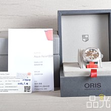 【台中品光數位】ORIS Aquis 時間之海 0173377304153-0742466EB 機械錶 43.5mm #123916