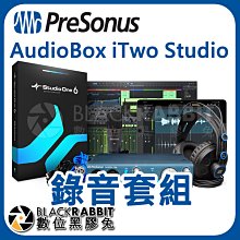 數位黑膠兔【 PreSonus AudioBox iTwo Studio 錄音套組 】錄音室 podcast USB