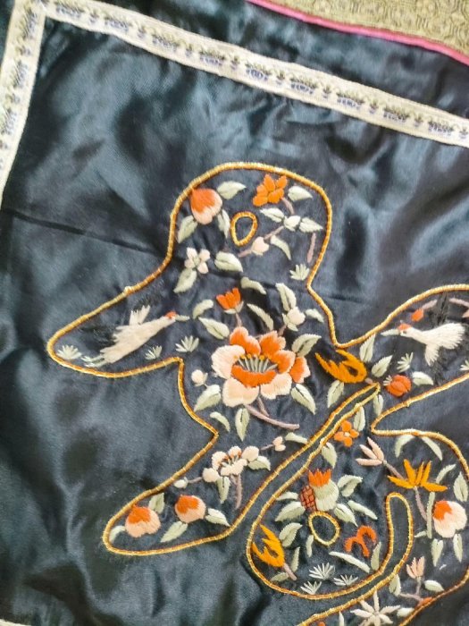 【二手】精美老刺繡一幅品相大小看圖識貨的拿不議A0231723 古董 老貨 舊貨 【景天闇古貨】