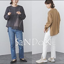 SaNDoN x『BEAMS BOY』剪裁顯瘦瘦的 開叉拼接設計大學TEE 231004