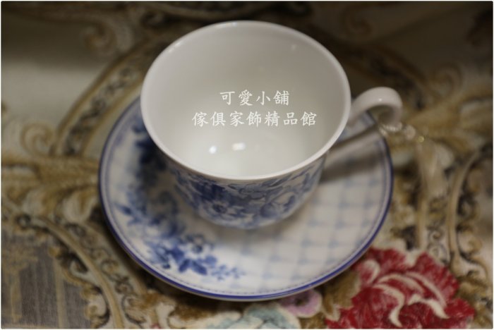 ( 台中 可愛小舖 )歐式鄉村風茶杯茶盤一組價陶瓷彩繪下午茶甜點杯組紅茶綠茶菊花茶居家擺飾招待客人飯店餐廳民宿