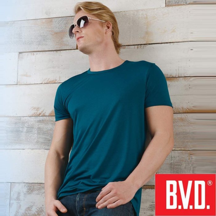 BVD 沁涼舒適酷涼（圓領）短袖衫(3色)-台灣製