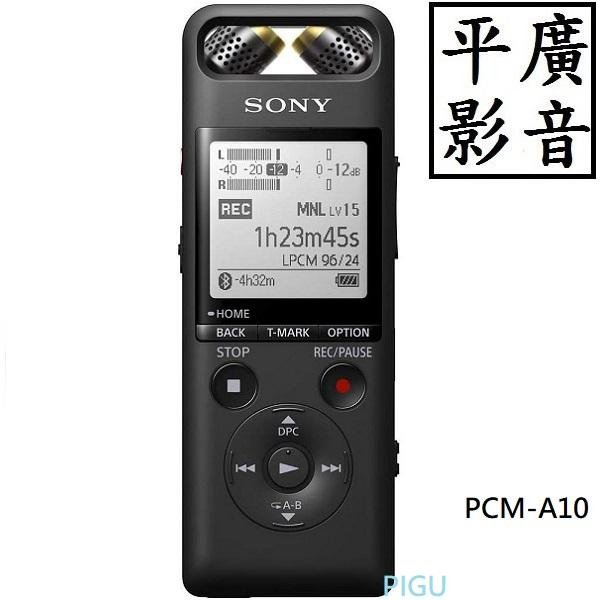 平廣 送繞公司貨 SONY PCM-A10 錄音筆 錄音機 可無線遙控配藍芽 另售ICD-UX570F ZOOM H1n