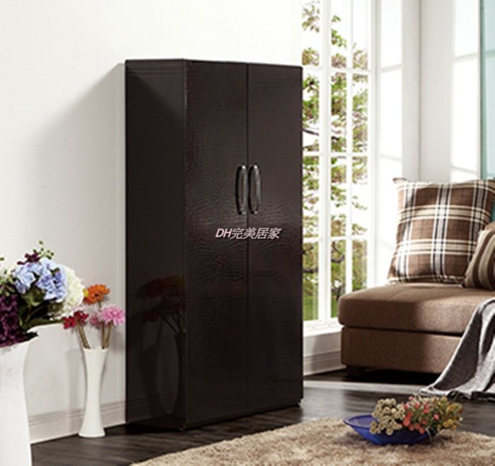 【DH】商品貨號vc559-4商品名稱《歐莉》2.6尺X5.1黑色鞋櫃。簡約/優質/收納/經典傢飾。主要地區免運費