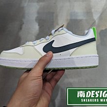 南🔥2024 1月 Nike Court Borough Recraft GS 低筒 大童 女 白綠FV8121-131