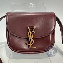 【一元起標 04/25】SAINT LAURENT 623097 酒紅 KAIA 斜肩包 肩背包 YSL