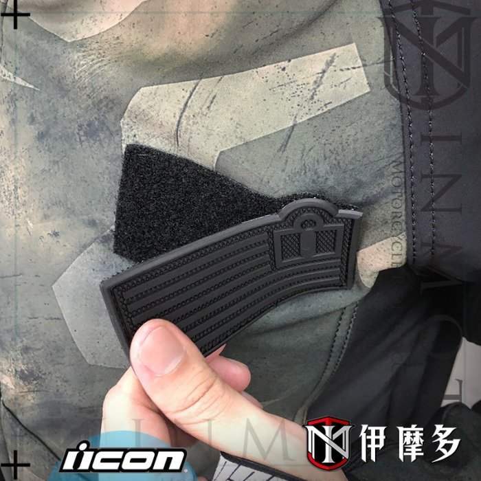 伊摩多※美國 iCON 防摔衣 D3O護具 通風拉鍊 連帽外套 防潑水 休閒版 MERC BATTLESCAR 綠