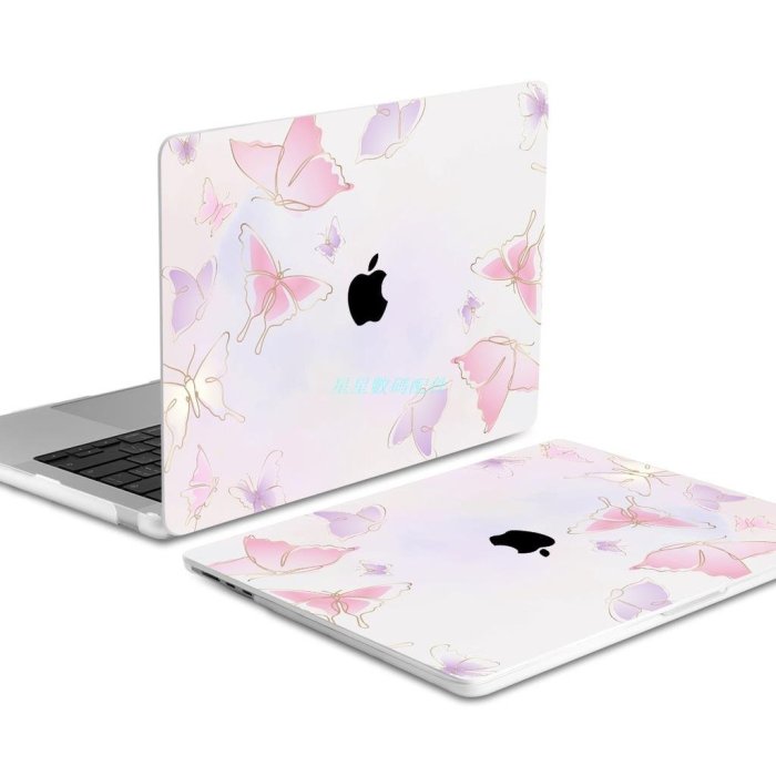 MacBook保護套新款彩繪殼 磨砂筆電殼  Macbook保護殼 Air Pro 11 12 13 16吋A2681 2022 M1