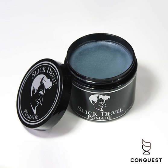 【 CONQUEST 】原廠授權經銷 Slick Devil Pomade 黑惡魔 水洗式髮油 Suavecito