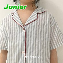 JS~JM ♥襯衫(연회색) MINIBONBON-2 24夏季 MNN240430-119『韓爸有衣正韓國童裝』~預購
