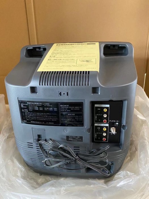 Sony 14吋 CRT Trinitron 特霓虹 映像管電視 KV-14VH10 內建錄影機電視 傳統電視 日本製造