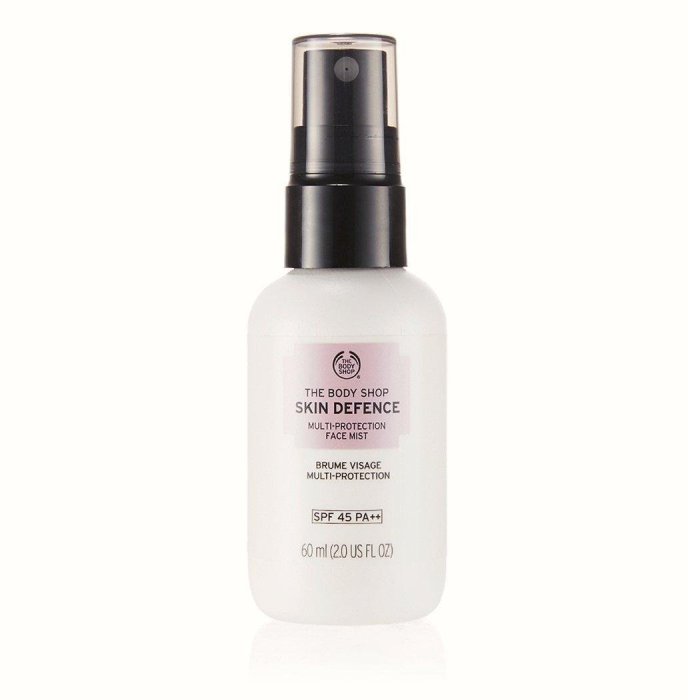 [韓國免稅品代購] THE BODY SHOP 美體小舖 全效防曬輕透隔離噴霧 60ml SPF45 PA++ SKIN DEFENCE