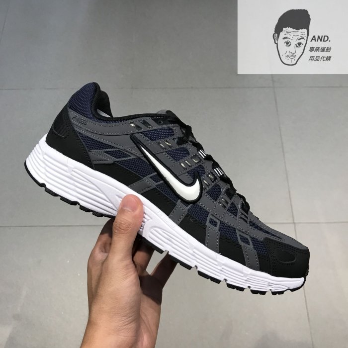 AND.】NIKE P-6000 金剛黑鐵灰深藍復古休閒慢跑運動健身男款CD6404-004