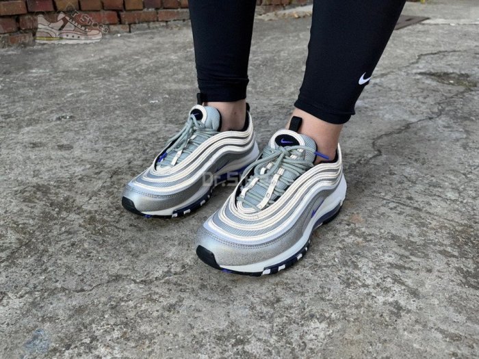 【Dr.Shoes 】Nike Air Max 97 銀藍勾 復古 氣墊 子彈 慢跑鞋 男鞋休閒鞋 DJ0717-001