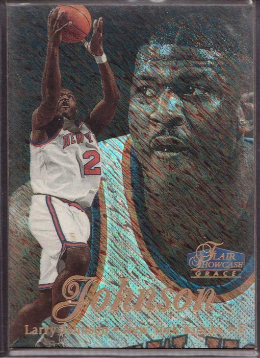 97-98 Showcase Legacy Collection Larry Johnson /100-