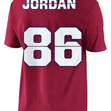 南 現 NIKE Jordan Brand AJII 86 TEE 613022-695 紅色 AJ 1 喬丹 公牛背號