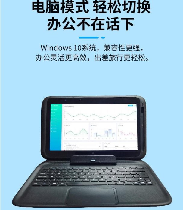 送鍵盤帶USB/HDMI松下/Panasonic 10.1吋 64GB windows平板電腦PC二合一win10平板