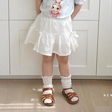 XS~XL ♥裙子(IVORY) NENERU-2 24夏季 NEN240405-076『韓爸有衣正韓國童裝』~預購