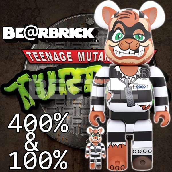 BEETLE BE@RBRICK SCRATCH 忍者龜TMNT 監獄貓BAIT 庫柏