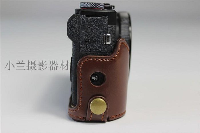 相機套適合佳能 G7 X Mark II III 相機包皮套底座 g7x2 G7X3保護半套相機包