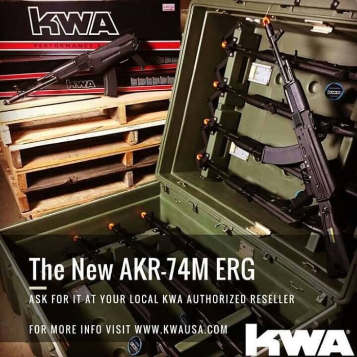 台中.彰化（（金和勝 生存遊戲專賣））KWA 次世代 AKR-74M ERG電動槍 6509