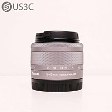 【US3C-青海店】Canon EF-M 15-45mm F3.5-6.3 IS STM 標準變焦鏡 STM步進馬達 二手鏡頭