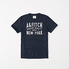 【A&F男生館】☆【Abercrombie&Fitch貼布短袖T恤】☆【AF007H3】(XS)