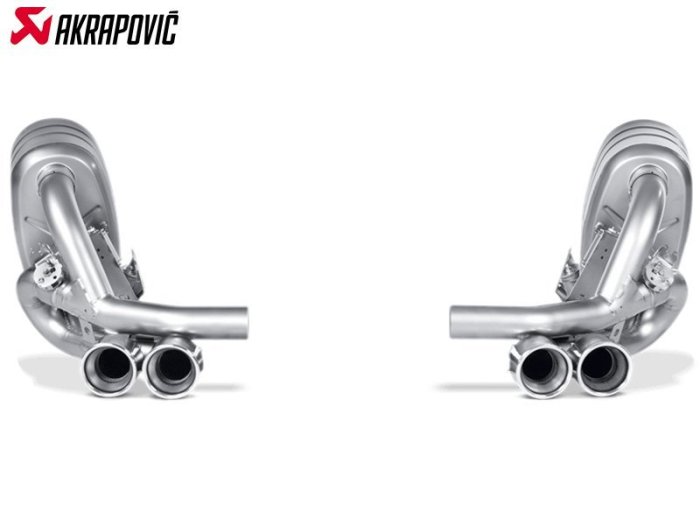 【樂駒】Akrapovic PORSCHE 911 CARRERA S 4 4S GTS 997 排氣管 尾段 鈦合金