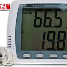 TECPEL 泰菱 》DTM-303A 室內外二用大型顯示溫濕度計/溫溼度計/溫度計