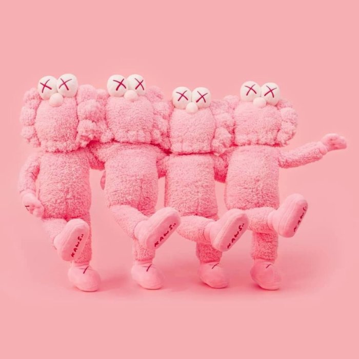 已到貨 KAWS BFF 粉紅色 Plush Pink