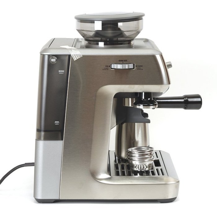 咖啡機Breville鉑富BES870XL 半自動意式咖啡機一體磨豆拉花Sage BES875 可開發票