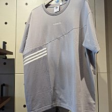 南🔥2023 8月 ADIDAS OG ADICOLOR 短袖上衣 短T 拼接 寬鬆 解構 男女款 灰 IU4808