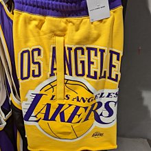 南🔥2022 8月 NIKE LAKERS 湖人隊 藍球褲 大LOGO 棉褲 休閒 男款 黃紫 DB1954-728