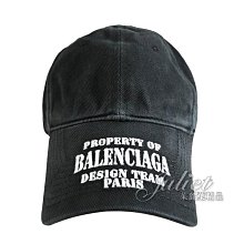 【茱麗葉精品】全新精品 BALENCIAGA 巴黎世家 專櫃商品 704097 復古電繡棉質棒球帽.黑 現貨