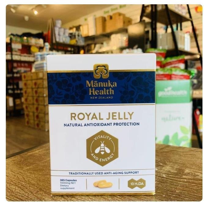 點點專營 Manuka health 蜜紐康 Royal Jelly 蜂王漿 365顆大罐裝